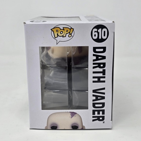 Star Wars Funko Pop Darth Vader 610 ROTJ 40th Anniversary Black Vinyl Bobblehead - Picture 2 of 6